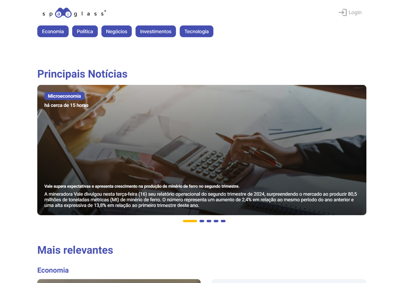 Spaiglass News Portal